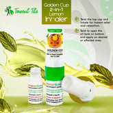 Golden Cup Inhaler 2.3cc Lemon
